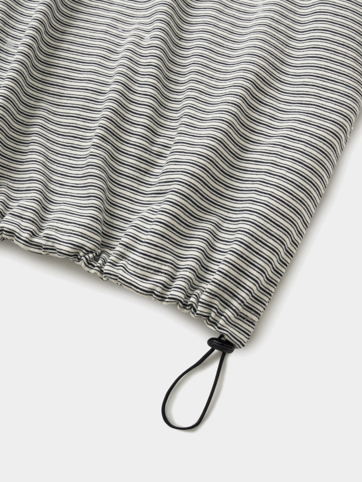 Relaxed Half Stripe String Tee (Stripe White)