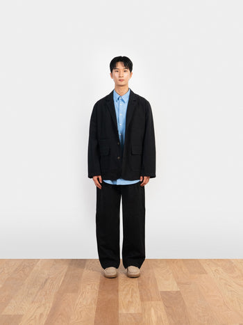 25ss City Worker Pin-tuck Trouser - Black 02 | A1 (M)
