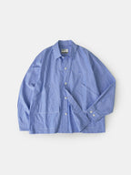 Field Pocket Shirt Jacket (Stripe Blue)