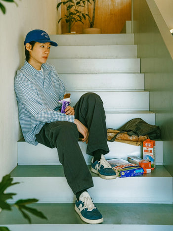 Breeze Logo Check Shirts (Check Blue)