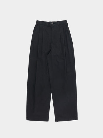25ss City Worker Pin-tuck Trouser - Black 02 | A1 (M)
