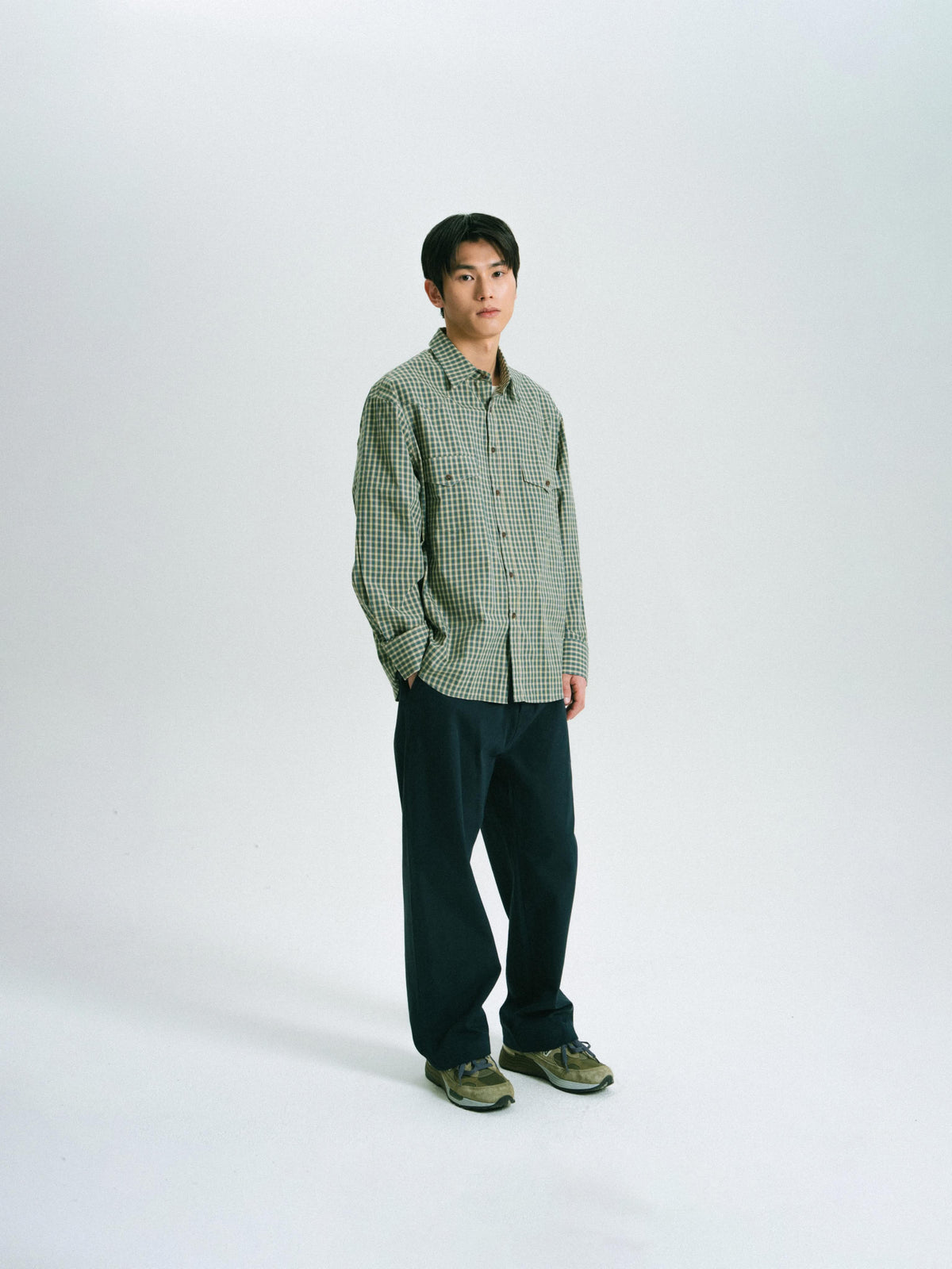 Classic Check Westren Shirts (Brown)