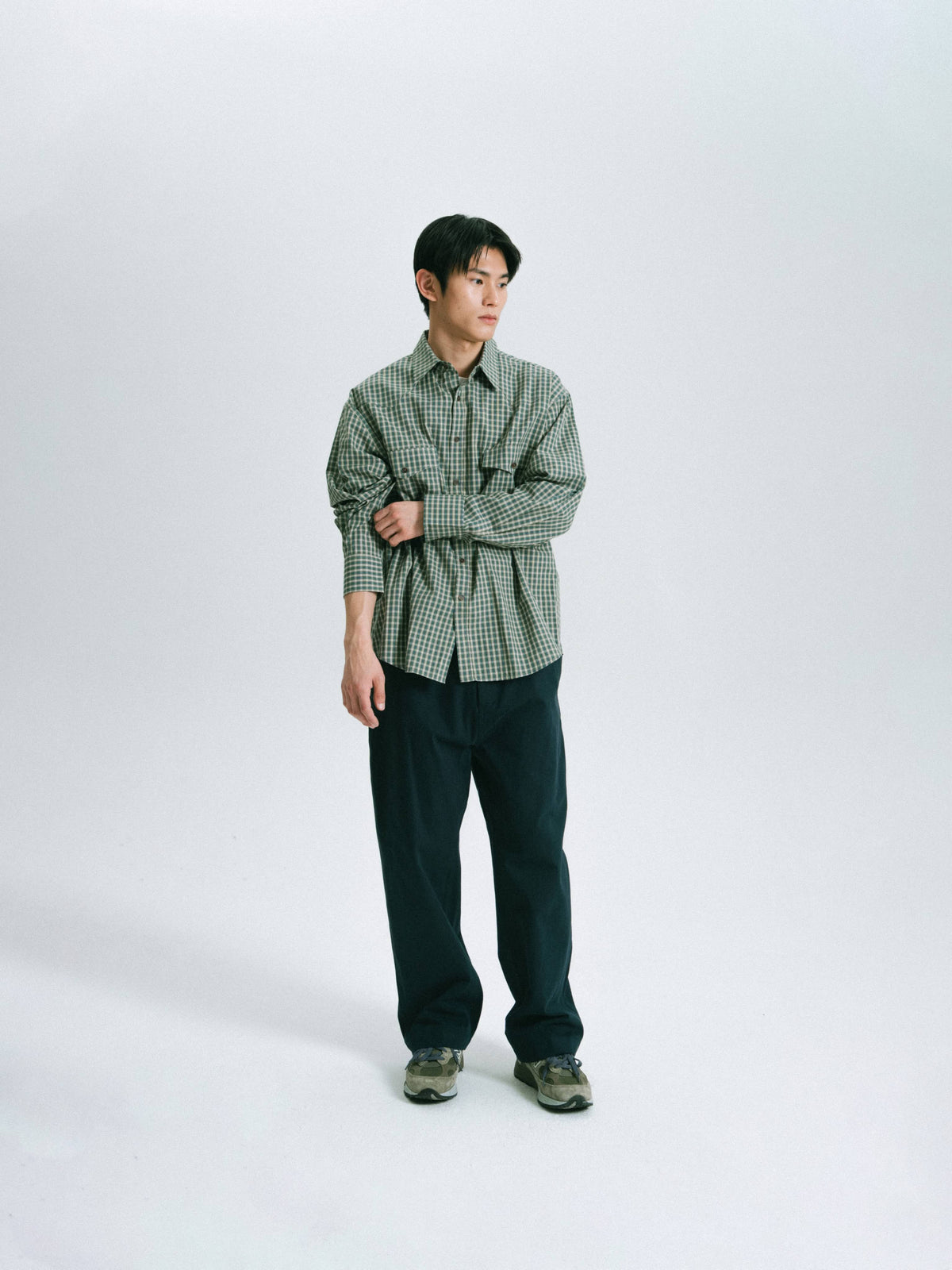 Classic Check Westren Shirts (Brown)