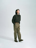 Classic Check Western Shirts (Olive Green)