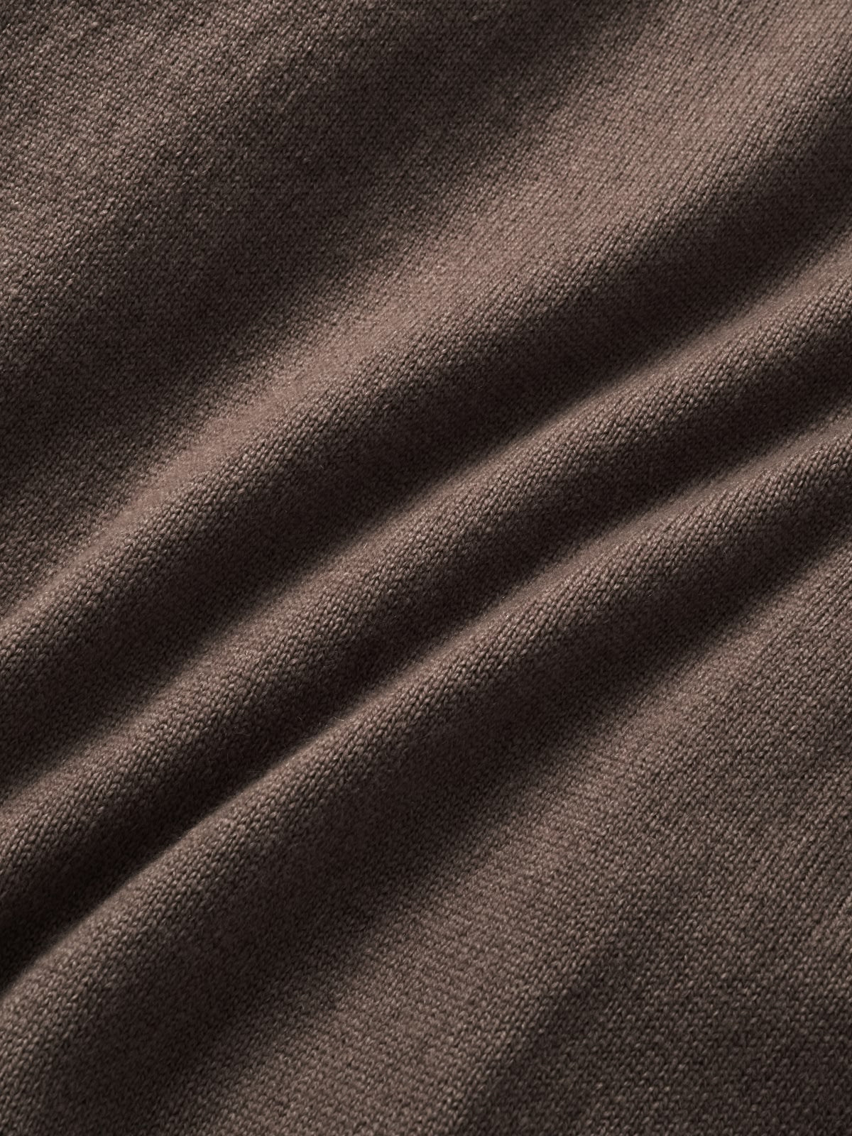 Daily Wool Round Cardigan (Brown)