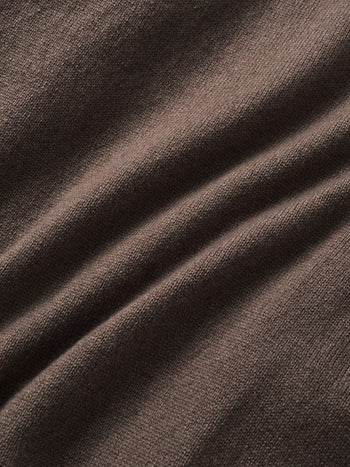Daily Wool Round Cardigan (Brown)