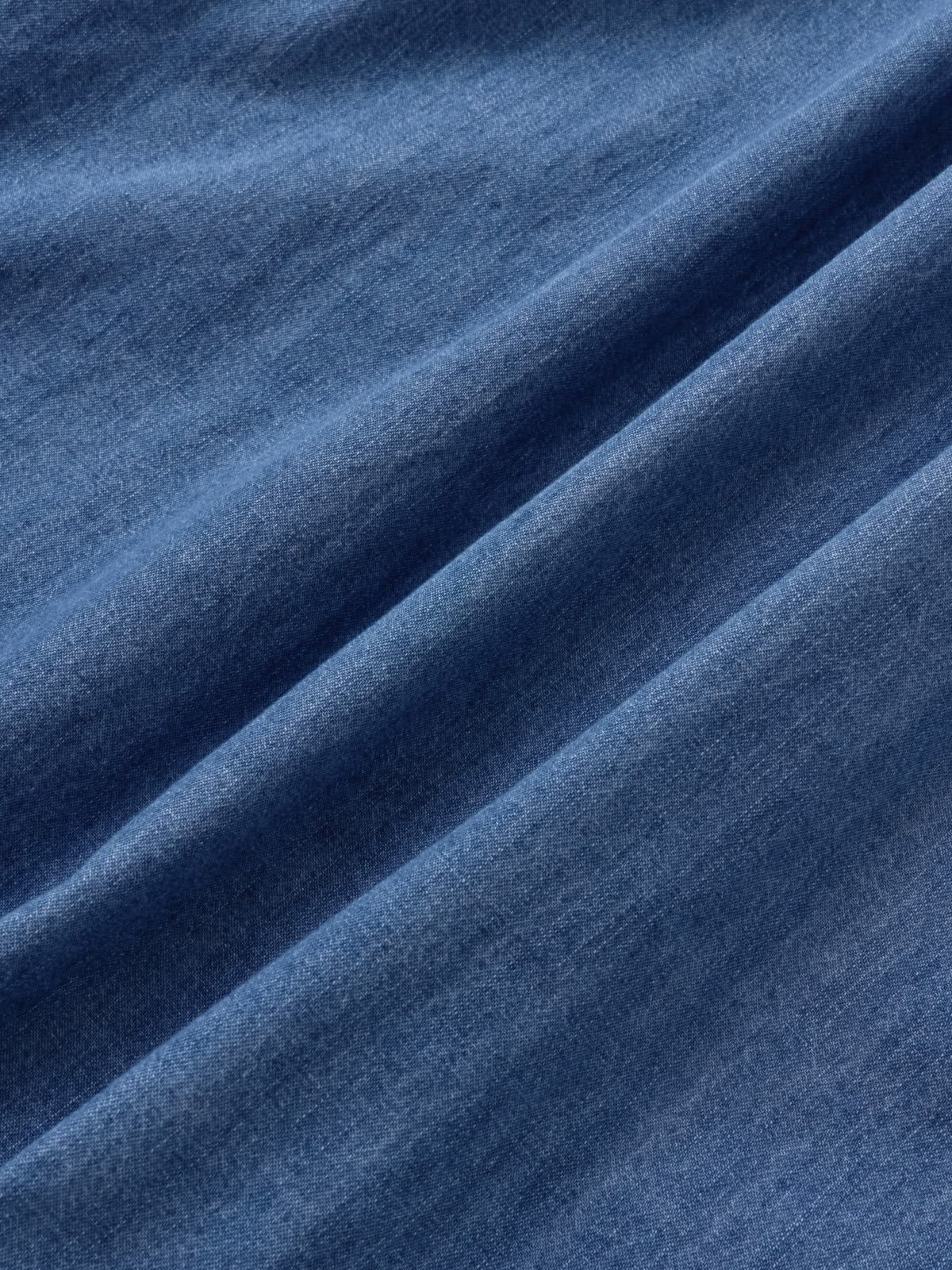 Double Pocket Denim Shirts (Denim Blue)