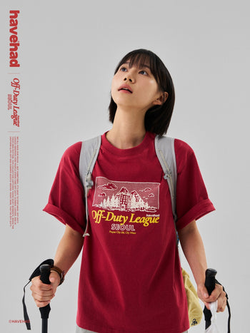 ODL Mountain Half Sleeve Tee (Red)