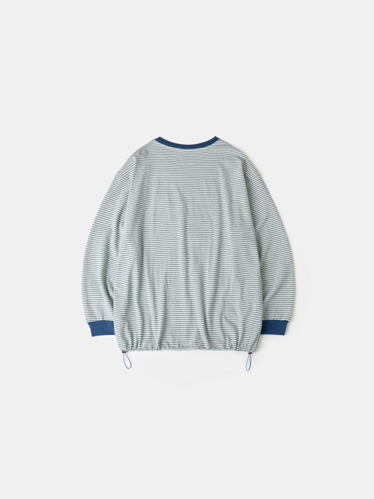 Double Stripe String Tee (Blue Green)
