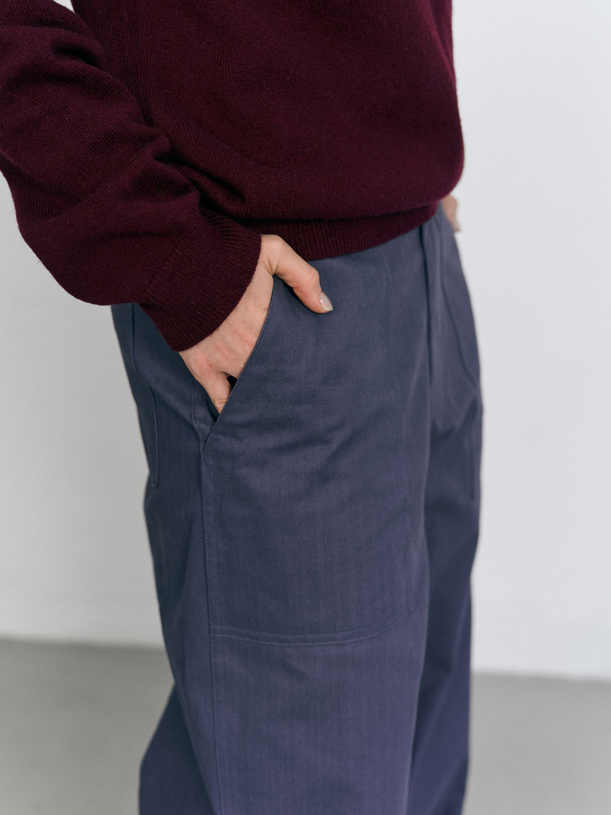 Essential Fatigue Pants (Vintage Blue)