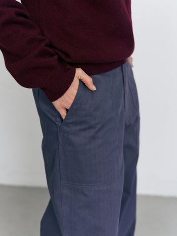 Essential Fatigue Pants (Vintage Blue)