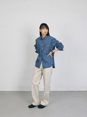 Essential Classic Chino Pants (Ecru)