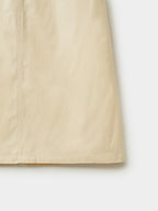 Herringbone Twill Fatigue Skirt (Butter)