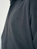 Hidden Type Half Sleeve Shirts (Charcoal)