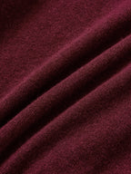 Daily Wool Collar Cardigan (Red)