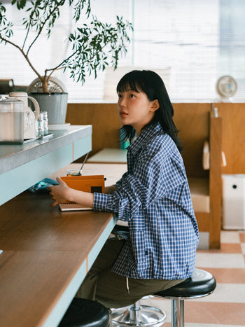 Classic Check String Shirts (Classic Blue)