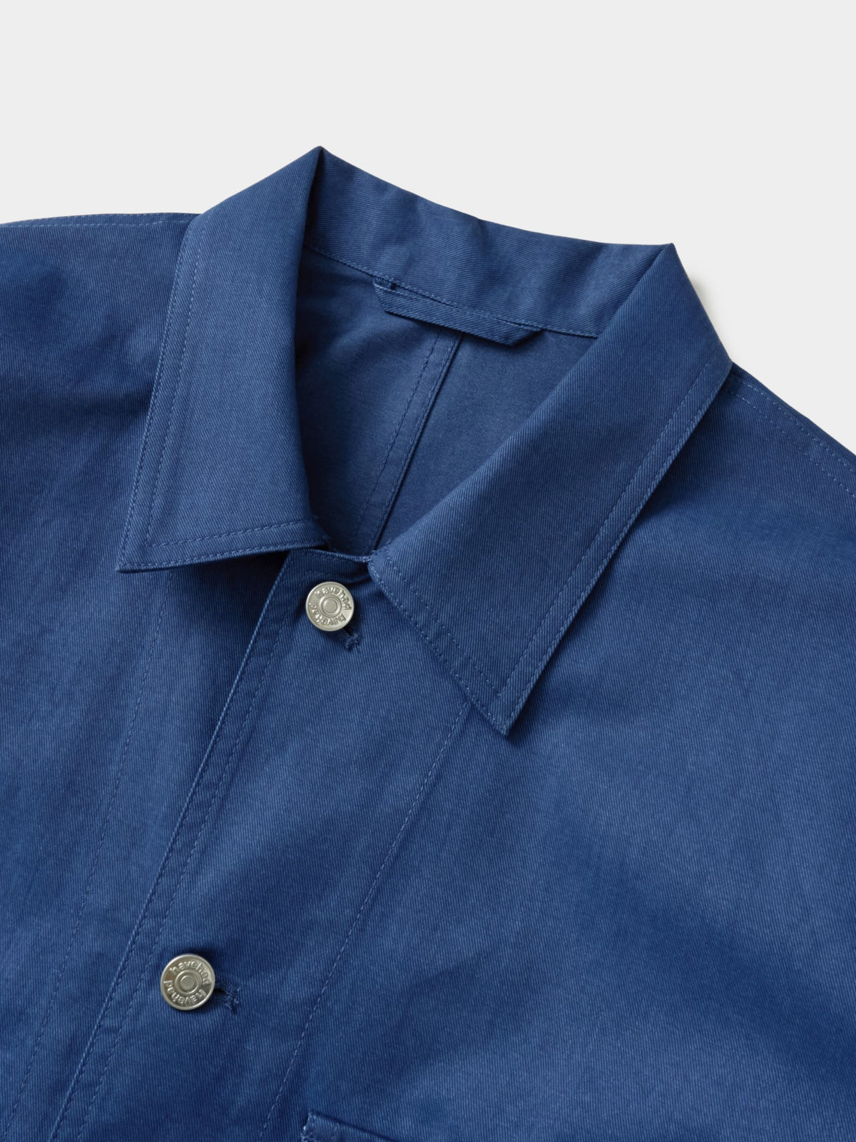 Twill Cotton Chore Jacket (Blue)