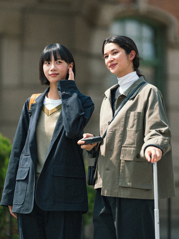 City Worker French Jacket (Khaki Gray)