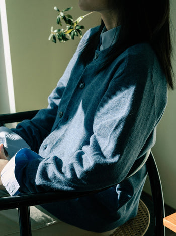 Light Wholegarments Cardigan (Gray)