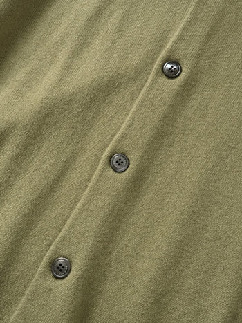 Daily Wool Round Cardigan (Olive)