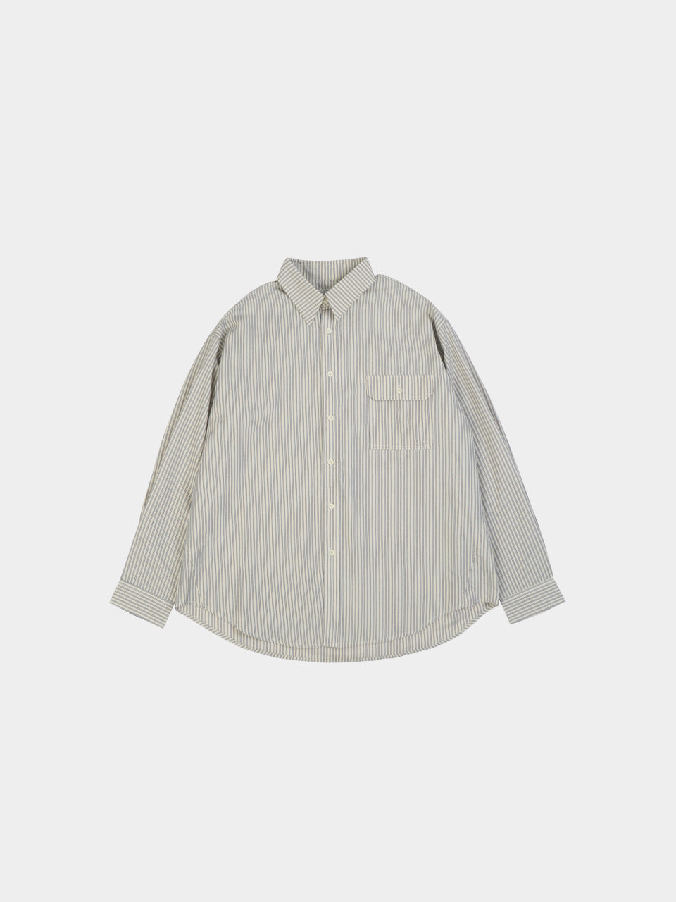 One Pocket Classic Stripe Shirts (Stripe Navy)