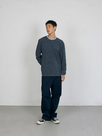 Stripe Long Sleeve Tee (Stripe Navy)