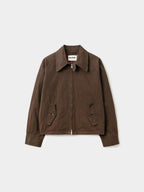 Glen Cotton Drizzler Jacket (Brown)