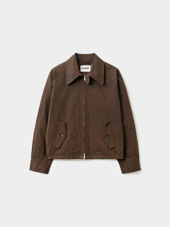 Glen Cotton Drizzler Jacket (Brown)