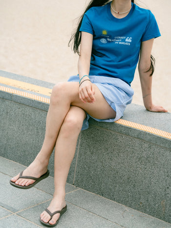 Easy Banding Shorts (Stripe Blue)