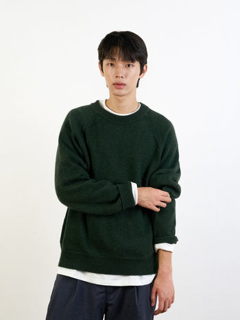 Yak Wool Crewneck Sweater - Gray | A3 (XL)