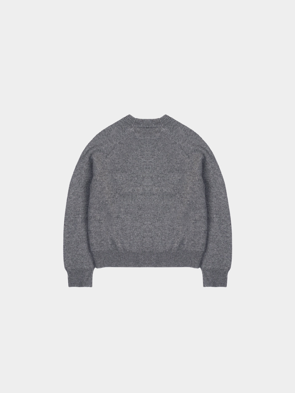 Yak Wool Crewneck Sweater (Gray)