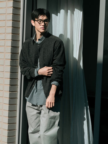 Light Wholegarments Cardigan (Gray)