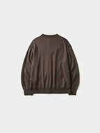 Daily Wool Round Cardigan (Brown)