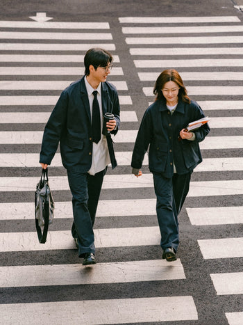 25ss City Worker Pin-tuck Trouser - Navy | A2 (L)