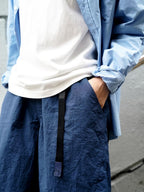 Utility Belted Work Shorts (Blue)
