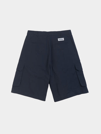 Utility Pin-tuck Cargo Shorts - Navy | A2 (L)
