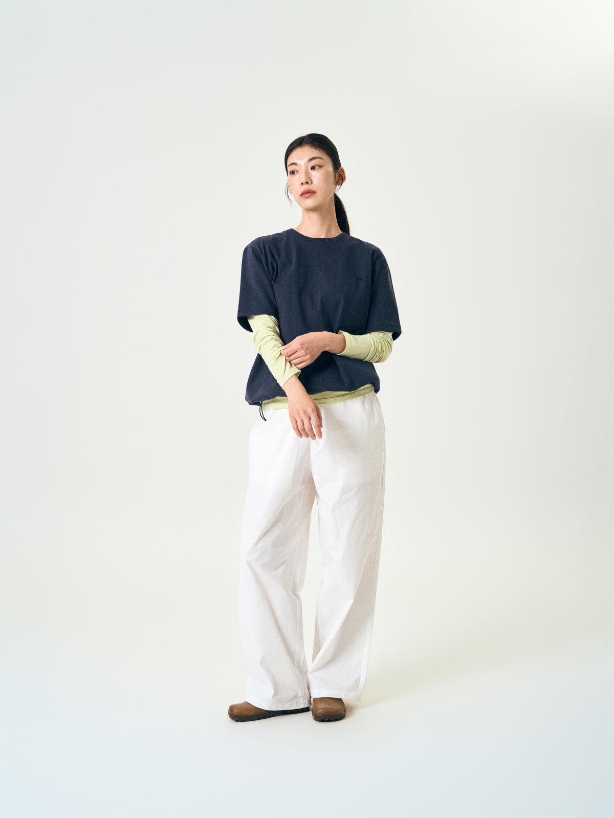 Light String Easy Pants (Blue Green)