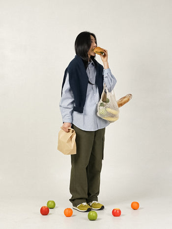 Breeze Logo Check Shirts (Check Blue)