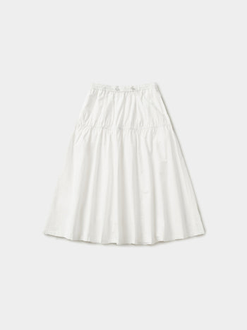 Light String Tiered Skirt (White)