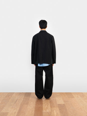 25ss City Worker Pin-tuck Trouser - Black 02 | A1 (M)