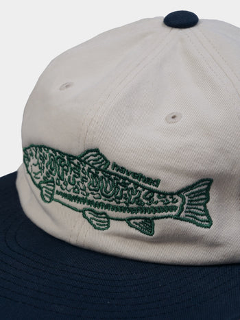 ODL Trout Soft Flat Cap (Ivory-Navy)