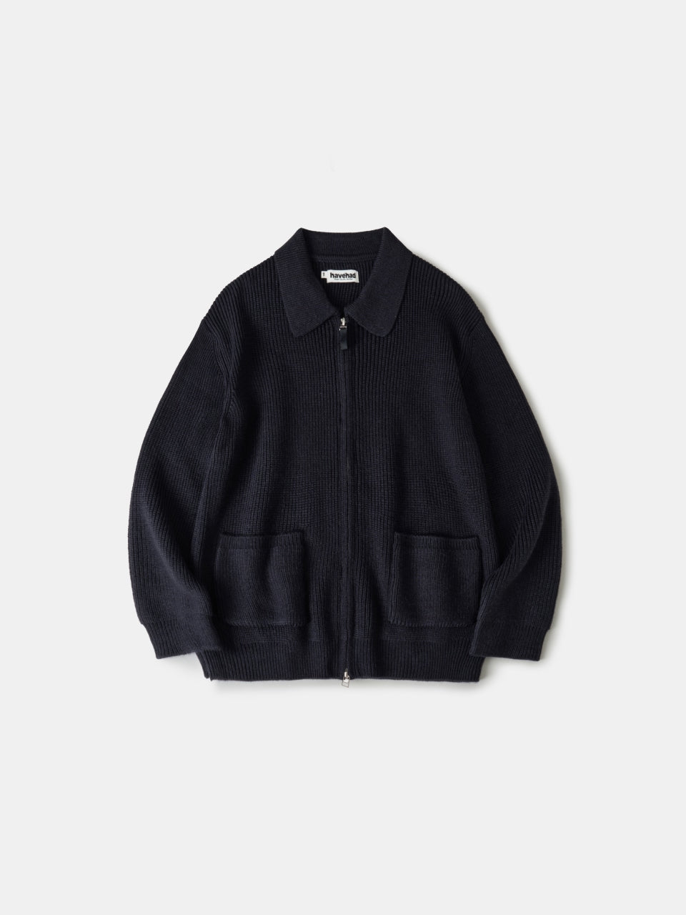 2way Zip-up Cardigan (Navy)
