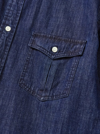 Double Pocket Denim Shirts (Denim Navy)