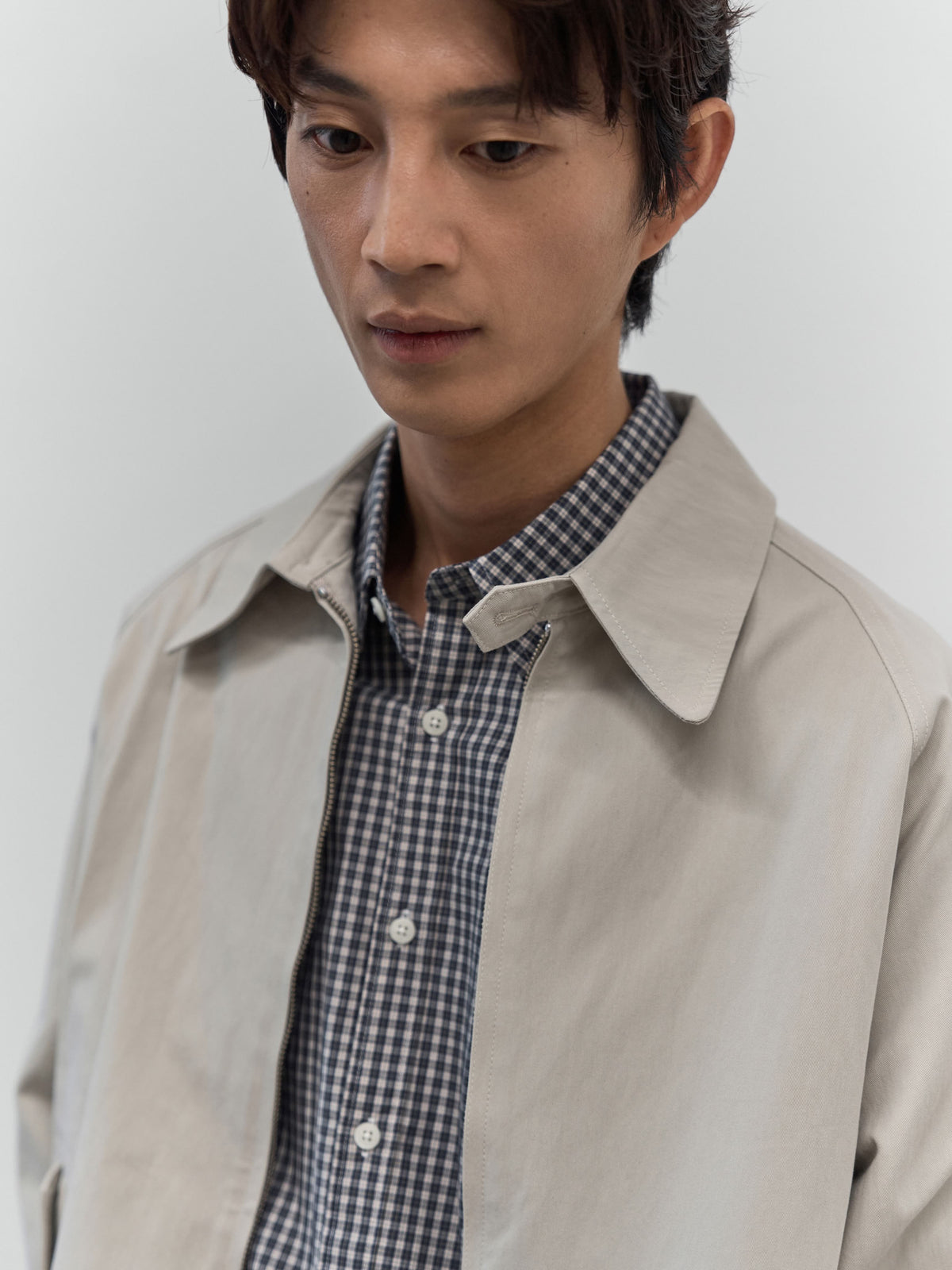 Everyday Classic Check Shirts (Navy)