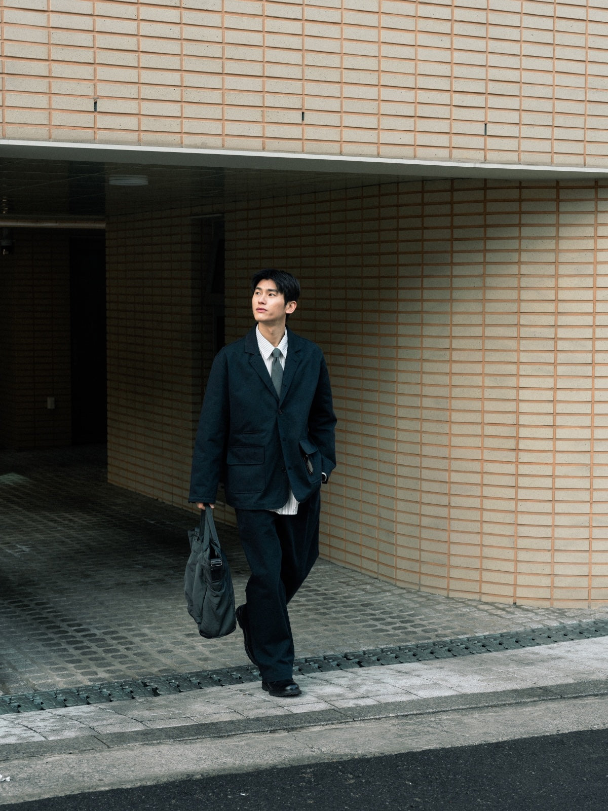 City Worker Club Jacket (Blue Gray)