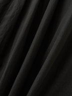 Pleats Sleeveless Top (Black)