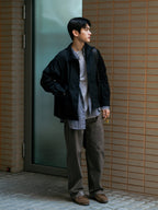 City Worker French Jacket (Blue Gray)