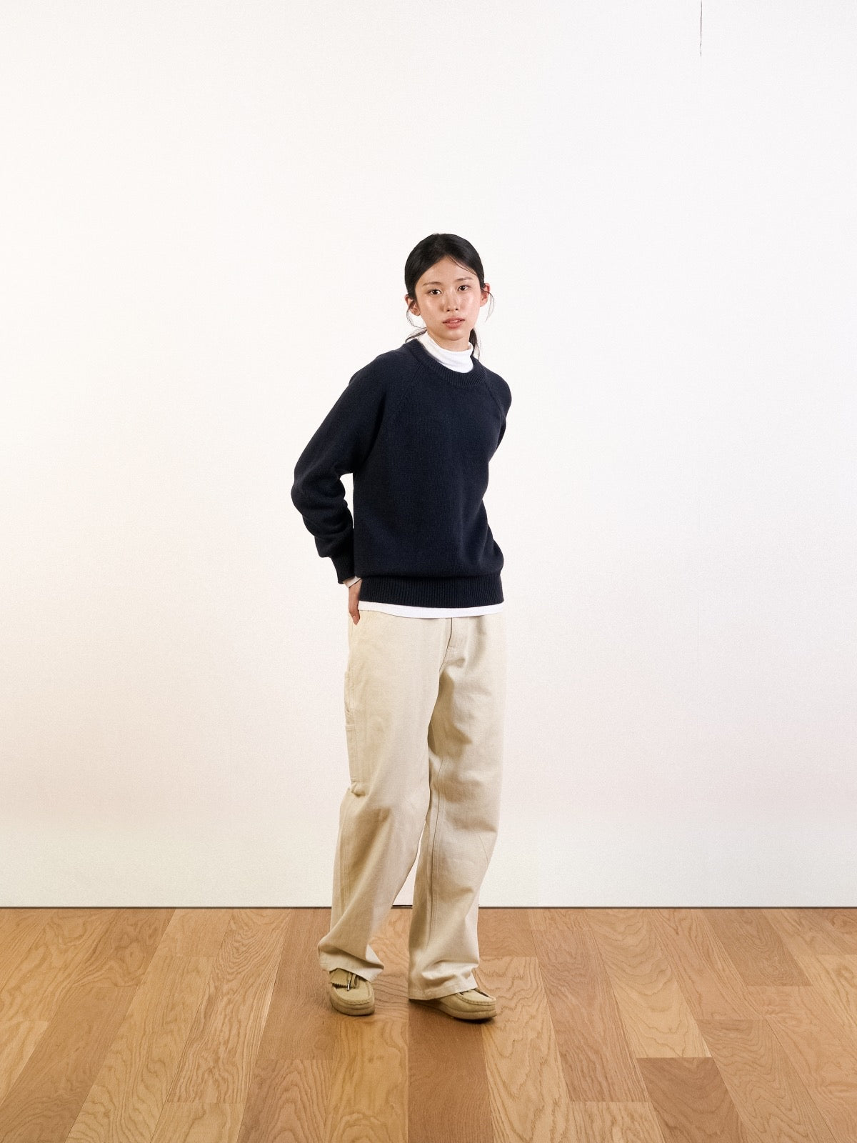 Heavy Cotton Carpenter Pants (Khaki)