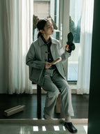 City Worker French Jacket (Blue Gray)