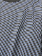 Relaxed Half Stripe String Tee (Stripe Charcoal)